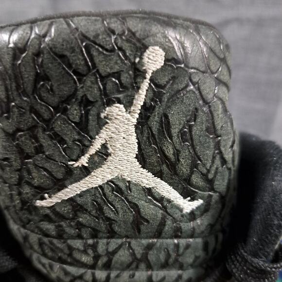 Jordan 5 Retro 3Lab5 Black Silver/Elephant Print 2014 - Men Size 12 (599581-003) - Picture 14 of 16